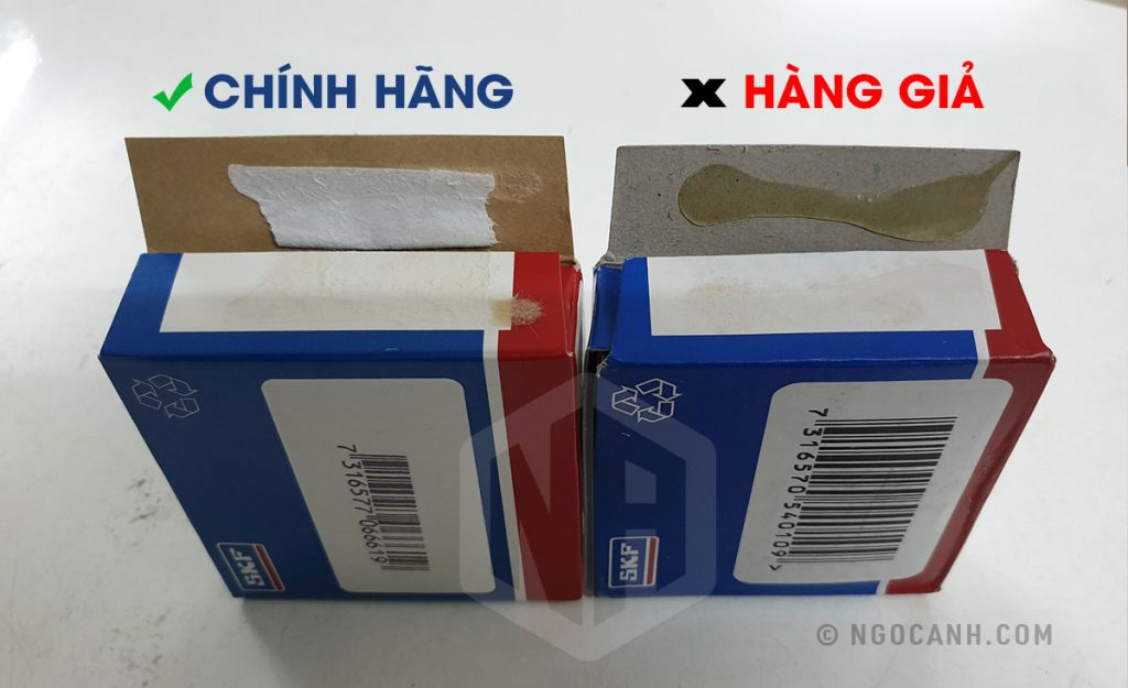 Phân biệt vòng bi SKF thật giả